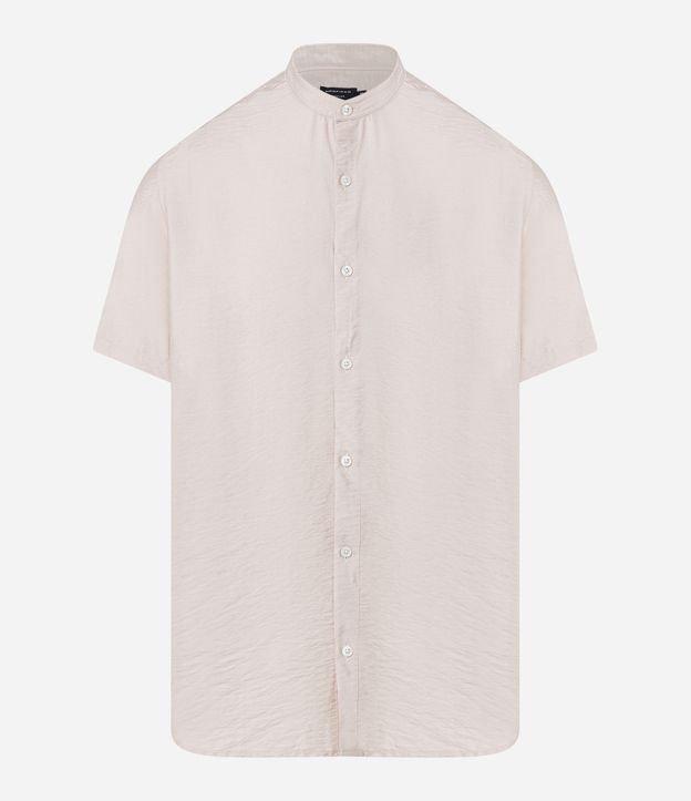 Camisa Slim em Airflow com Gola Padre e Textura - 1