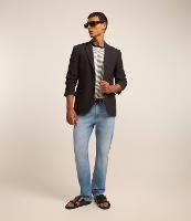 Calça Slim Jeans Básica com Elastano e Pequenos Puídos - 3