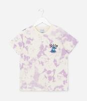 Camiseta Infantil em Meia Malha com Estampa do Stitch - Tam 5 a 14 anos - 1