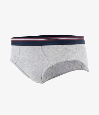 Cueca Slip com Cintura Elástica Listrada