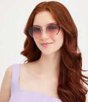 Óculos de Sol Gateado com Lentes Degrade - 1