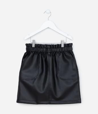 Saia Clochard Infantil com Bolsos Laterais - Tam 5 a 14 anos