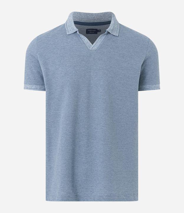 Camiseta Polo Comfort em Algodao Texturizado com Manga Curta - 2