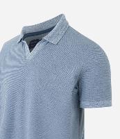 Camiseta Polo Comfort em Algodao Texturizado com Manga Curta - 1