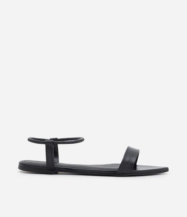 Sandália Rasteira com Bico Folha - 1