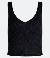 Blusa Cropped Canelada em Tricô com Costas Decotadas - 2