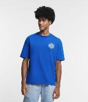 Camiseta em Meia Malha Malhão com Estampa Brasão no Peito - 1