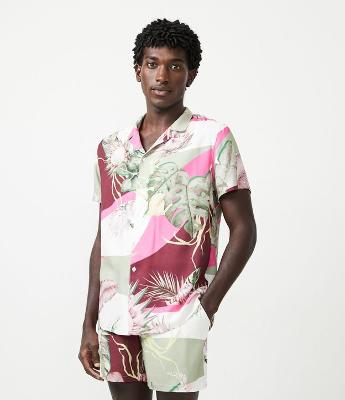 Camisa em Viscose com Estampa Floral