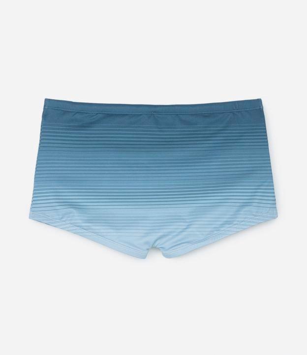 Sunga Boxer em Microfibra com Estampa de Listras Degradê - 2
