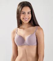 Sutiã Base Básico em Microfibra com Bojo Oco - 1