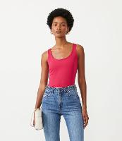 Blusa em Poliamida com Decote U e Alça Larga - 1