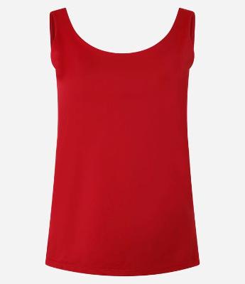 Blusa em Poliamida com Decote U