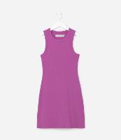 Vestido Infantil Canelado em Algodão - Tam 5 a 14 anos - 1