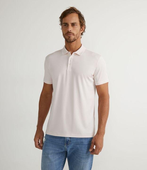 Camisa Polo Regular com Botões na Gola e Manga Curta - 1