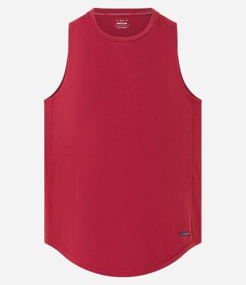 Regata Regular Esportiva com Etiqueta na Barra e Detalhe Contrastante