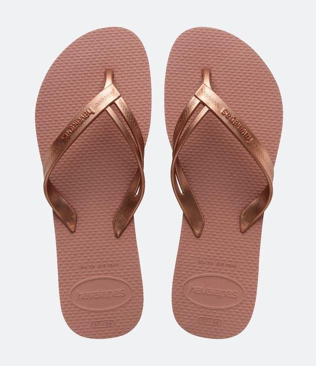 Chinelo Havaianas Elegance com Detalhe de Tira Dupla - 1