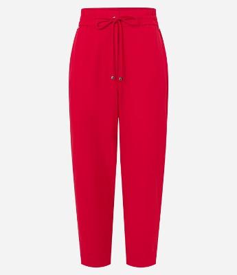 Calça Fluida com Cós Elástico e Amarração