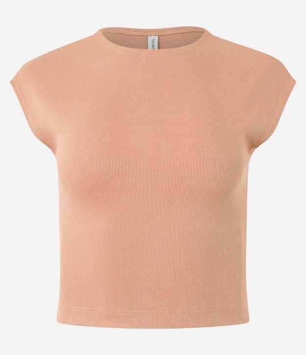 Blusa sem Manga em Ribana com Textura Caneladinha - 2