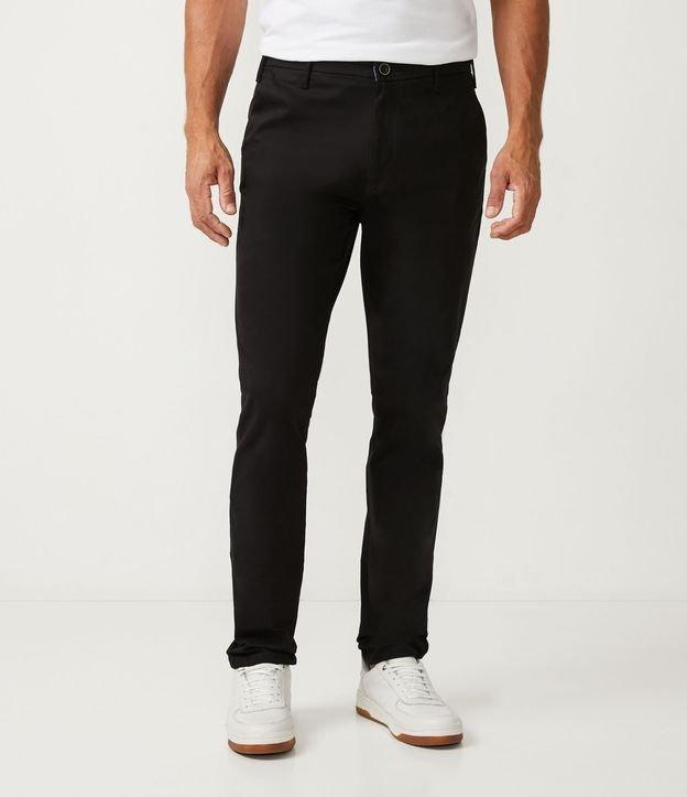 Calça Slim em Sarja com Elastano - 2
