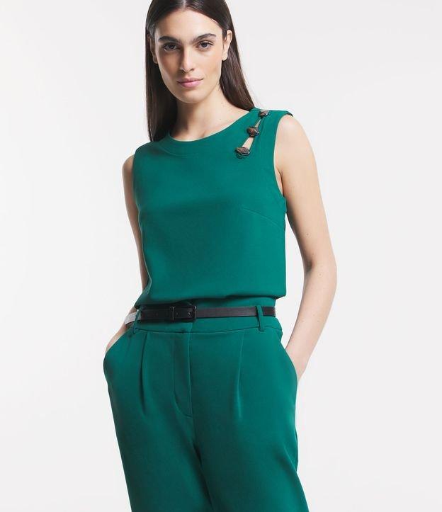 Kit 02 Cintos Finos em PU com Fivelas Quadradas - 1