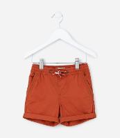 Bermuda Infantil em Sarja Ripstop com Barra Dobradinha - Tam 1 a 4 anos - 1