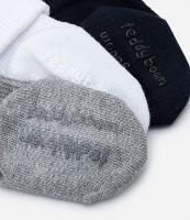 Kit 03 Meias Infantis em Algodão com Dobra Dupla - Tam 0 a 12 Meses - 3