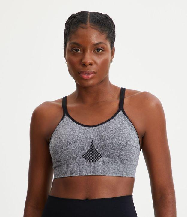 Top Esportivo Seamless com Alça Regulável - 1