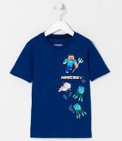 Camiseta Infantil com Estampa de Minecraft - Tam 5 a 14 anos - 1