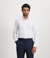 Camisa em Tricoline com Manga Longa - 1