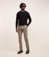 Calça Slim Básica em Sarja com Elastano - 3