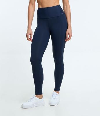 Calça Legging Esportiva em Poliamida com Cós Alto