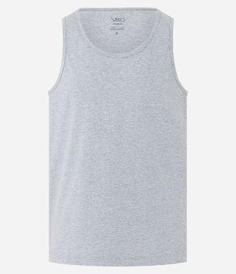 Regata de Pijama em Algodão com Gola Redonda