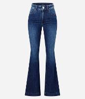 Calça Flare Jeans com Bolsos - 2