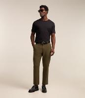 Calça Básica Slim Cropped Alfaiatada com Elastano - 1