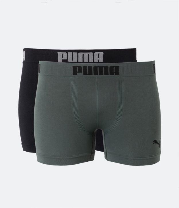 Kit 02 Cuecas Boxer em Microfibra com Cós Elástico Puma - 1