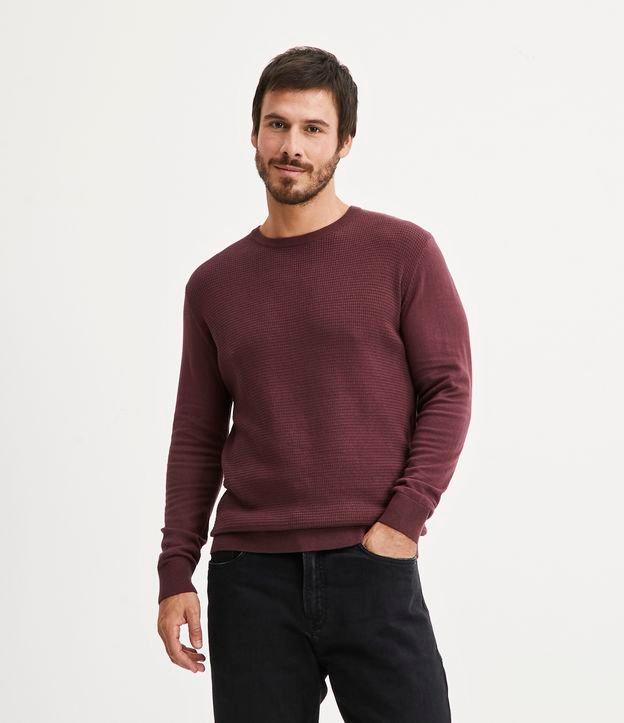 Suéter Comfort em Tricô com Textura - 1