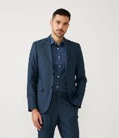 Paletó Super Slim com Textura Maquinetada e Bolsos - 1