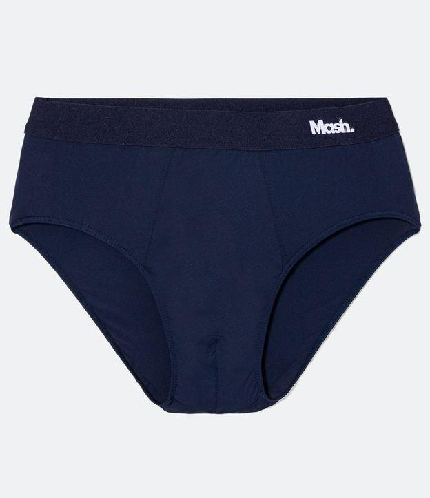 Cueca Slip em Poliamida com Cós Elástico Mash - 1