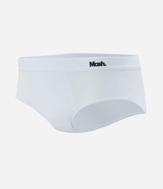 Cueca Slip em Poliamida com Cós Elástico Mash - 1