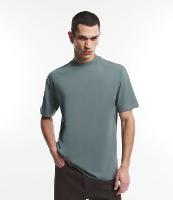 Camiseta Relaxed em Algodão Peruano com Gola Média - 1