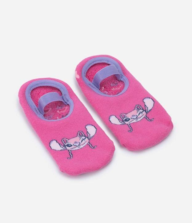 Meia Sapatilha com Antiderrapante e Estampa do Angel - Tam 19/22 ao 31/34 - 1