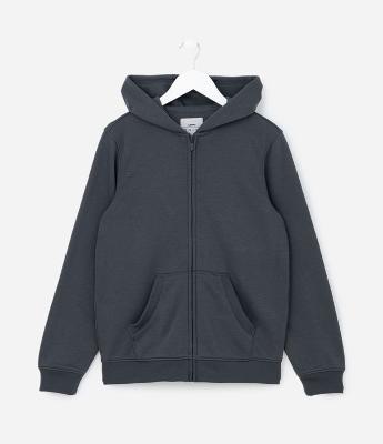 Jaqueta Infantil em Moletom com Capuz  - Tam 5 a 14 anos