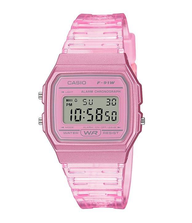 Relógio Casio Feminino Digital F-91WS-4DF - 1