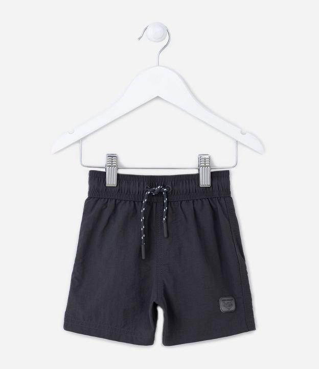 Bermuda de Banho Infantil com Cós Elástico e Etiqueta na Barra - Tam 1 a 5 Anos - 1