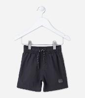 Bermuda de Banho Infantil com Cós Elástico e Etiqueta na Barra - Tam 1 a 5 Anos - 1