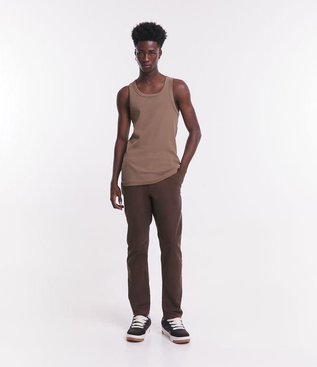 Calça Skinny em Sarja com Elastano - 1