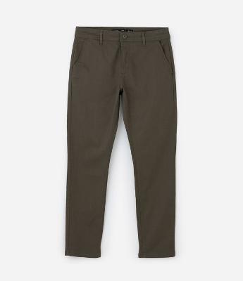 Calça Skinny em Sarja com Elastano