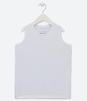 Regata Machão Infantil Básica - Tam 5 a 14 anos