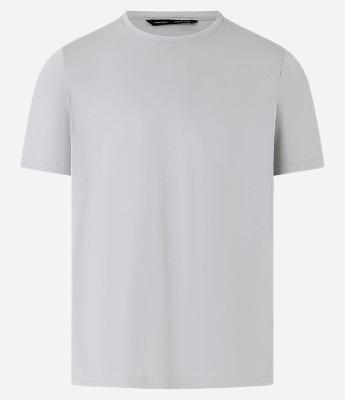 Camiseta Slim Básica em Algodão Peruano com Gola Redonda