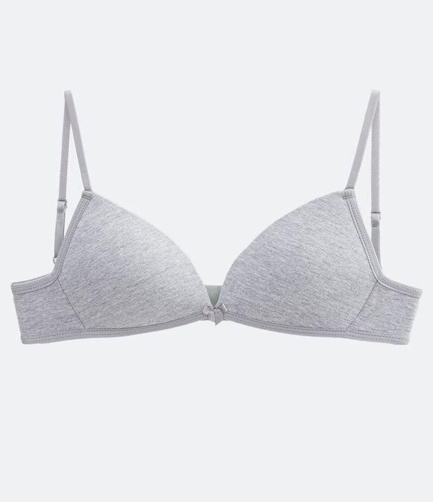 Sutiã Infantil em Algodão Mesclado com Bojo - Tam 07 a 14 Anos - 1